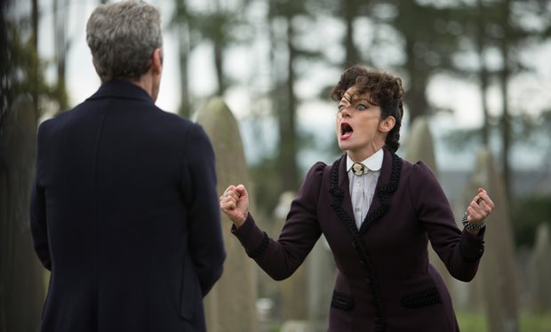 14 years ago Steven Moffat and Michelle Gomez talked Doctor Who at a party...