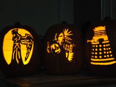 My Doctor Who inspired pumpkins for this year.