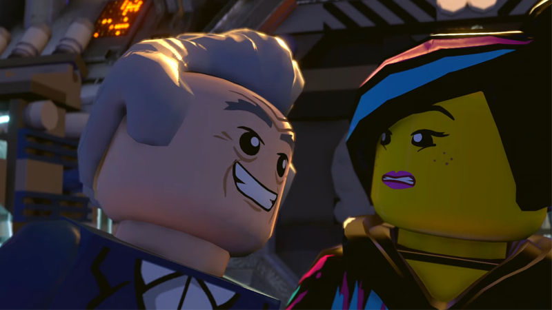 Doctor Who and Wyldstyle in Lego Dimensions